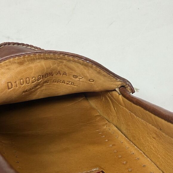 Cole Haan Country Loafers Shoes Womens 10.5 AA Narrow Brown Leather Business - Picture 13 of 16